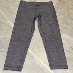 Ivivva Heathered Gray Kids crop Leggings